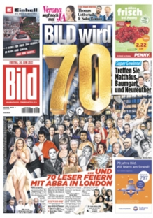 'Bild' wird 70 - Springer wirbt -
